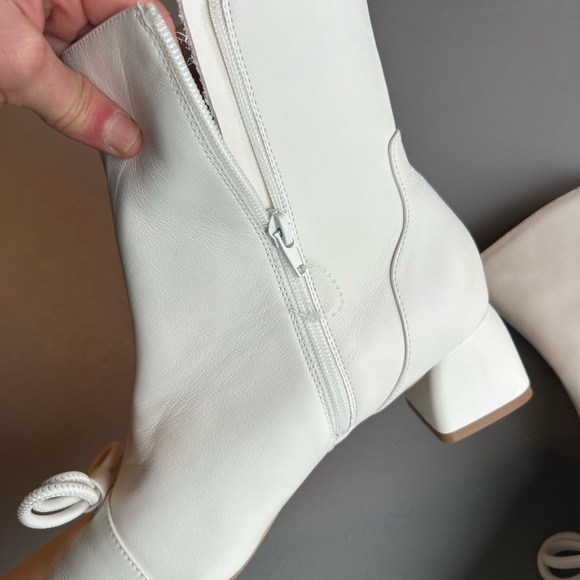 NEW IVY CITY CO White Ankle Boots - Picture 13 of 16